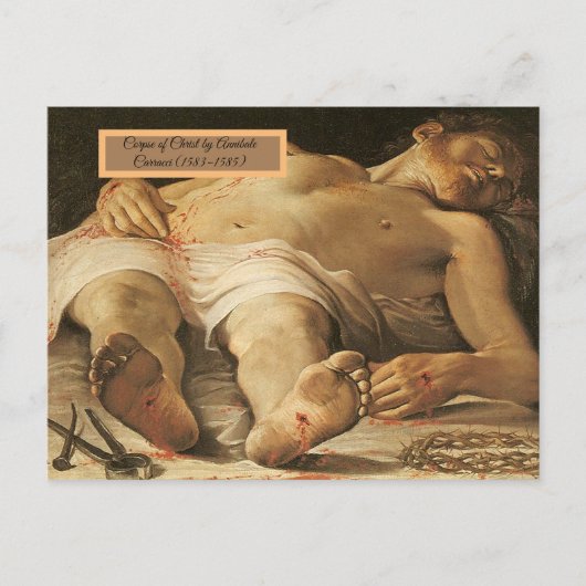Carte Postale Le cadavre du Christ (Devant)