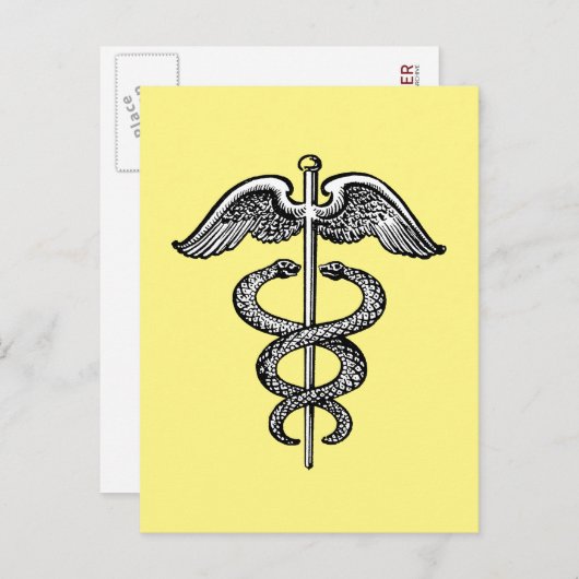 Carte Postale Le Caduceus (Devant / Derrière)