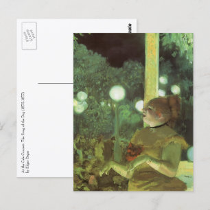 Carte Postale Le Café Concert par Edgar Degas, Beaux-Arts Vintag