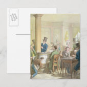 Carte Postale Le Café de Commerce, du Tableau de Paris (Devant / Derrière)