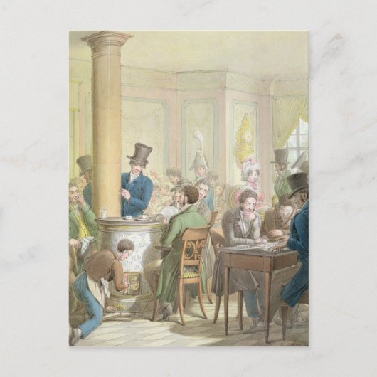 Carte Postale Le Café de Commerce, du Tableau de Paris (Devant)