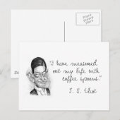 Carte Postale Le Café Dit De T. S. Eliot (Devant / Derrière)