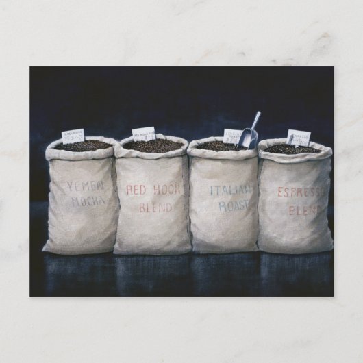 Carte Postale Le café renvoie 1990 (Devant)