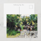 Carte Postale Le café Washaway, Niue (Devant / Derrière)