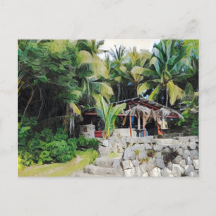 Carte Postale Le café Washaway, Niue