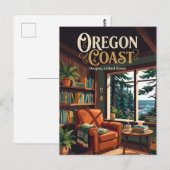 Carte Postale Le Café Whispering Pines Oregon (Devant / Derrière)