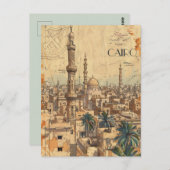 Carte Postale Le Caire Egypte (Devant / Derrière)
