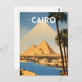 Carte Postale Le Caire Egypte (Devant / Derrière)