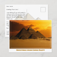 Le Caire Egypte avec Pyramides