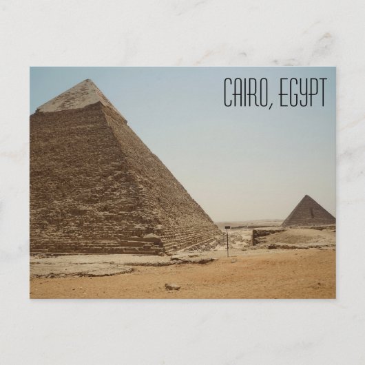 Carte Postale Le Caire, Égypte Les Grandes Pyramides (Devant)