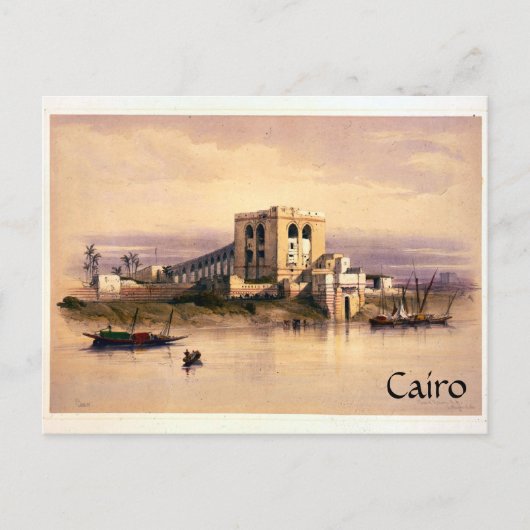 Carte Postale Le Caire vintage (Devant)