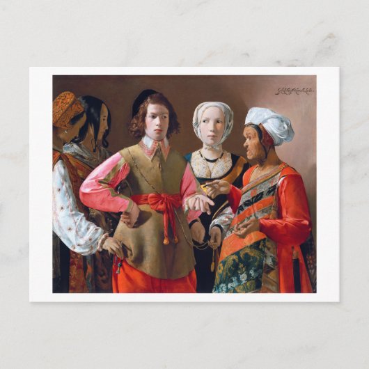 Carte Postale Le caissier Fortune, La Tour (Devant)