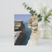 Carte Postale Le Calcaire Roche Sur L'Île De Corfou (Debout devant)