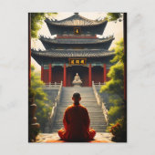 Carte Postale Le calme du temple (Devant)