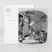 Carte Postale Le cambriolage d'Oliver (Devant / Derrière)