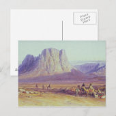 Carte Postale Le Camel Train, Condessi, Mont Sinaï, 1848 (Devant / Derrière)