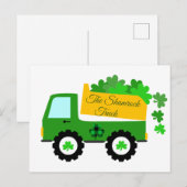 Carte Postale Le Camion Shamrock (Devant / Derrière)