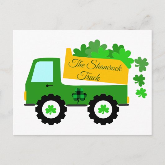 Carte Postale Le Camion Shamrock (Devant)