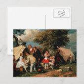 Carte Postale Le camp des acrobates, les descentes d'Epsom (Devant / Derrière)