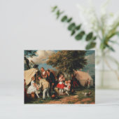 Carte Postale Le camp des acrobates, les descentes d'Epsom (Debout devant)