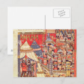 Carte Postale Le camp grec et la ville de Troie (Devant / Derrière)