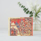 Carte Postale Le camp grec et la ville de Troie (Debout devant)