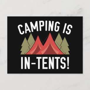 Carte Postale Le Camping Est Dans Les Tentes !