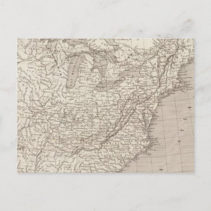 Carte Postale Le Canada et les États-Unis