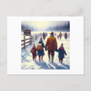 Carte Postale Le Canada fort et libre,