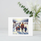 Carte Postale Le Canada fort et libre, (Debout devant)