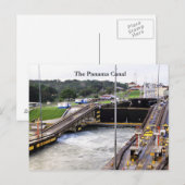 Carte Postale Le canal de Panama, haute photographie (Devant / Derrière)