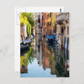 Carte Postale Le canal du matin (Devant / Derrière)