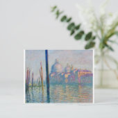 Carte Postale Le canal grand à Venise 01 par Claude Monet (Debout devant)