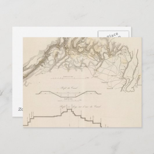 Carte Postale Le canal Morris (Devant / Derrière)