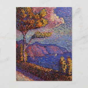 Carte Postale Le canal près de Saint-Tropez par Henri-Edmond Cro