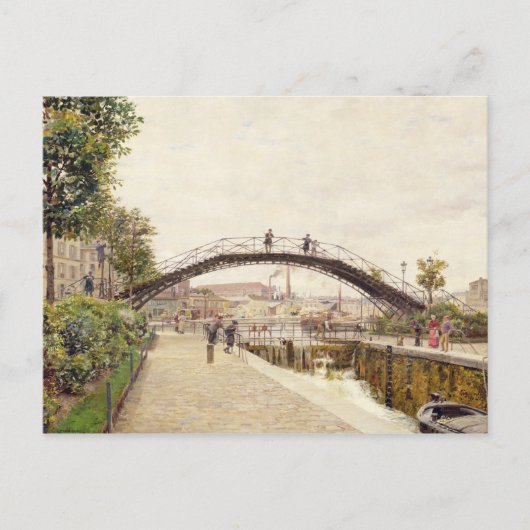 Carte Postale Le canal Saint-Martin (Devant)