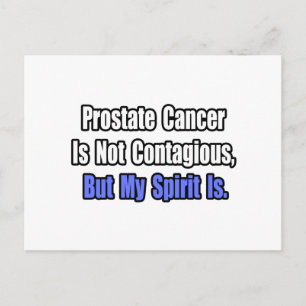 Carte Postale Le Cancer De La Prostate N'Est Pas Contagieux.