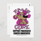 Carte Postale Le cancer pancréatique et la guérison (Devant / Derrière)