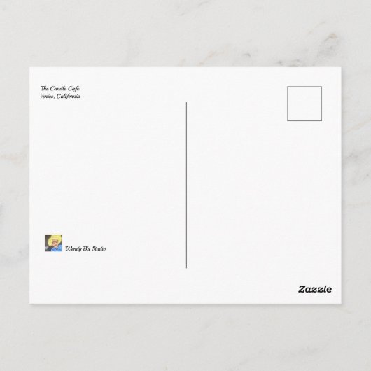 Carte Postale Le Candle Café (Dos)