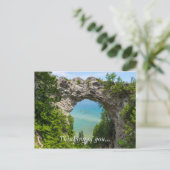Carte Postale Le Canoë À Arch Rock (Debout devant)