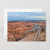 Carte Postale Le canyon du parc national Bryce à Sunrise (Devant / Derrière)