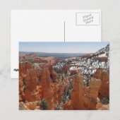 Carte Postale Le canyon Fairyland au parc national Bryce Canyon (Devant / Derrière)