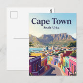 Carte Postale Le Cap Afrique du Sud (Devant / Derrière)