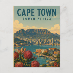 Carte Postale Le Cap Afrique du Sud Montagne Voyage côtier 🏔️