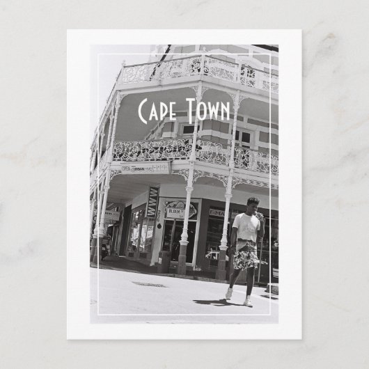 Carte Postale Le Cap ZA Afrique du Sud Longue rue   (Devant)