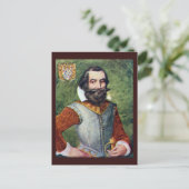 Carte Postale Le capitaine John Smith Jamestown Colony (Debout devant)