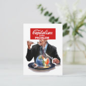 Carte Postale Le capitalisme est le problème (Debout devant)
