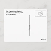 Carte Postale Le Capitole de l'État de Floride, à Tallahassee, F (Dos)