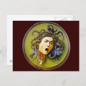 Carte Postale Le Caravaggio Medusa (Devant / Derrière)