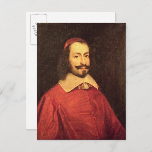 Carte Postale Le cardinal Jules Mazarin (Devant / Derrière)